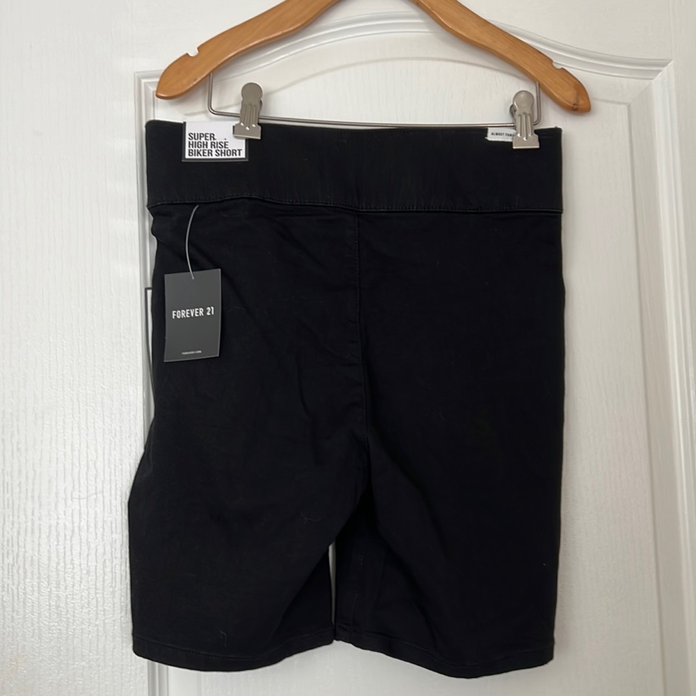 High rise biker shorts